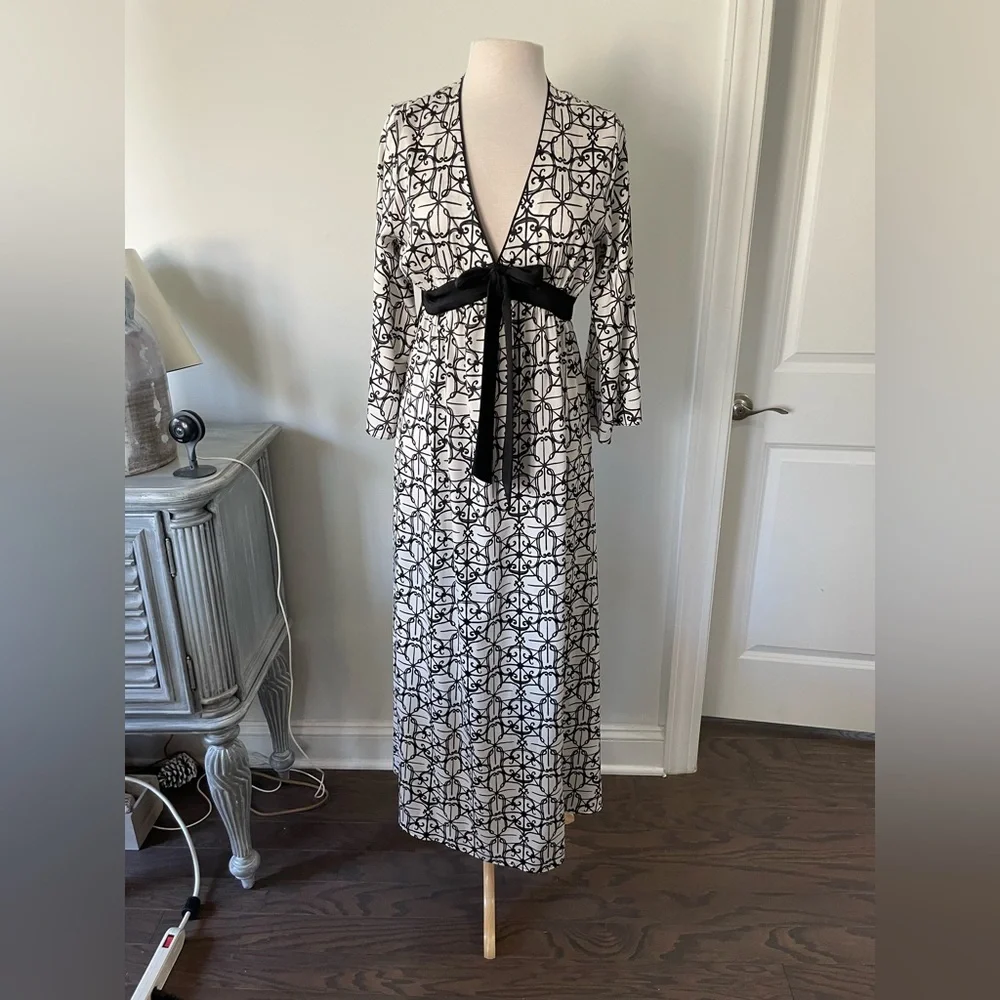 KATE SPADE DREAM A LITTLE DREAM LOUNGING MAXI DRESS